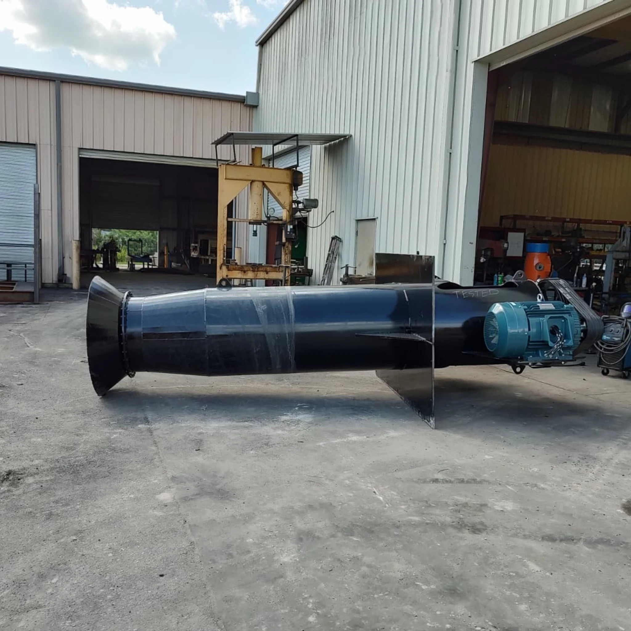 an axial flow pump ready for delivery